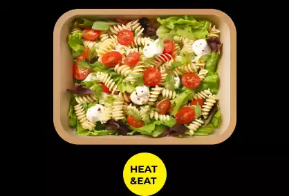 Gesunde und frische Bagels, Gerichte, Salate, Snacks, Wraps und Getränke aus einem Automaten: Pasta Boccolotti