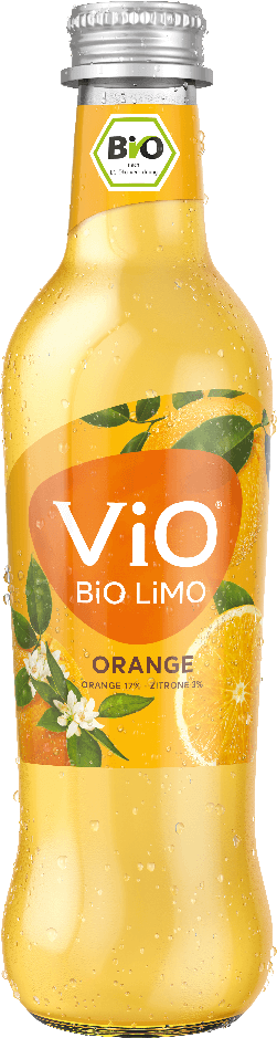 Gesunde und frische Bagels, Gerichte, Salate, Snacks, Wraps und Getränke aus einem Automaten: VIO BIO LIMO Orange