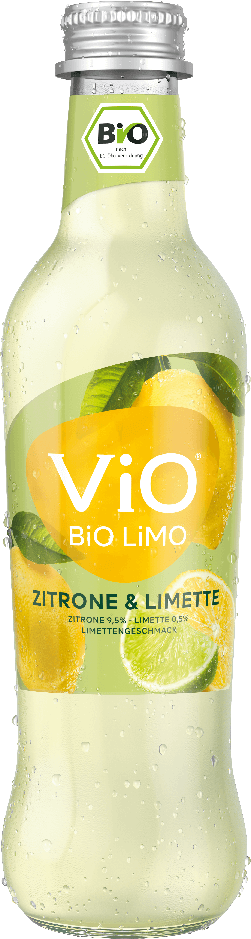 Gesunde und frische Bagels, Gerichte, Salate, Snacks, Wraps und Getränke aus einem Automaten: VIO BIO LIMO Zitrone & Limette